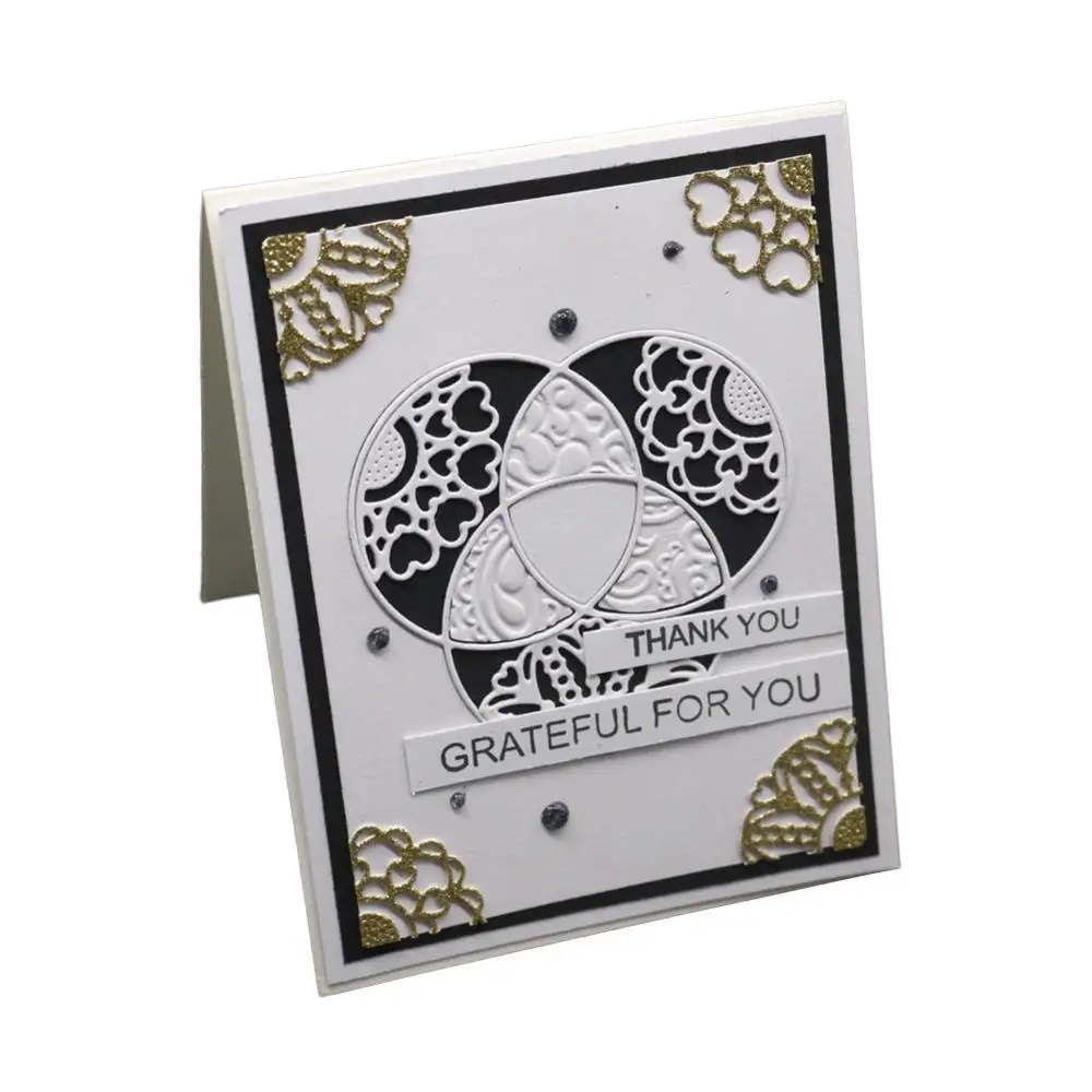  Cutting Dies Background / invitation lace / greeting card decoration greeting card decorationMetal  - 4.00007E+12