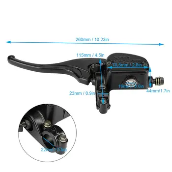 

1 Pcs 1996-2013 Front Left Master Cylinder Motorcycle Front Left Brake Clutch Master Cylinder Lever Pump
