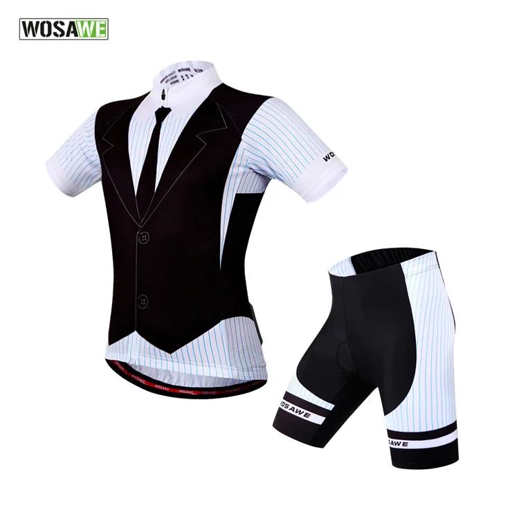 WOSAWE летний спортивный комплект Джерси для езды на мотоцикле одежда с коротким