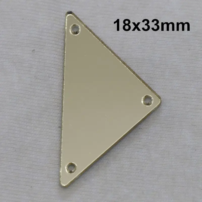 A21-18x33 Jonquil acryl ic зеркало пришить Стразы DIY Flatback зеркало акрил пришивные стразы с отверстиями для шитья - Цвет: A21-18x33