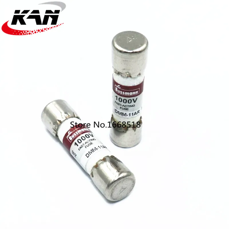 Предохранители DMM-11AR, DMM-11A, DMM-11, 1000 В, 11 а, 10*38 мм, 1 шт.
