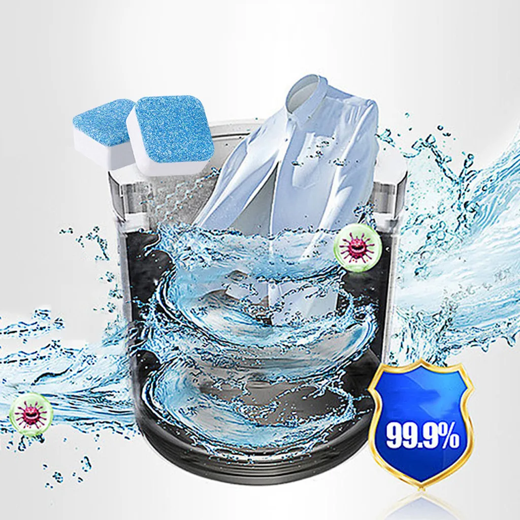 New 25pcs Washing Machine Cleaner Washer Cleaning Detergent Effervescent Tub Tablet Washer Cleaner Remover Deodorant for Home
