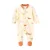 Pureborn Newborn Пижамы Baby Footies Footed Комбинезон для маленьких Мальчиков Девочек Хлопок Мультфильм Твердые Весна Осень Детская Одежда