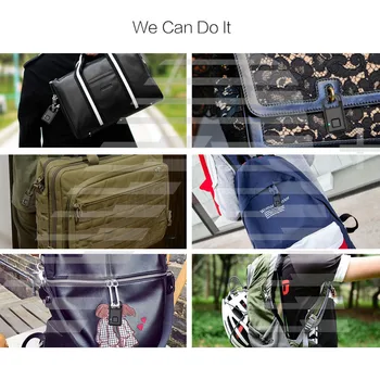 

Door Zinc Alloy Mini Burglar Alarm USB Rechargeable Security Black Smart Padlock Fingerprint Lock Home Anti-theft Electronic P4