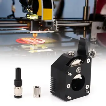 

3D Printer Extruder Black Aluminum Double Gear Dual Drive Right for Prusa I3 for CR-10 New