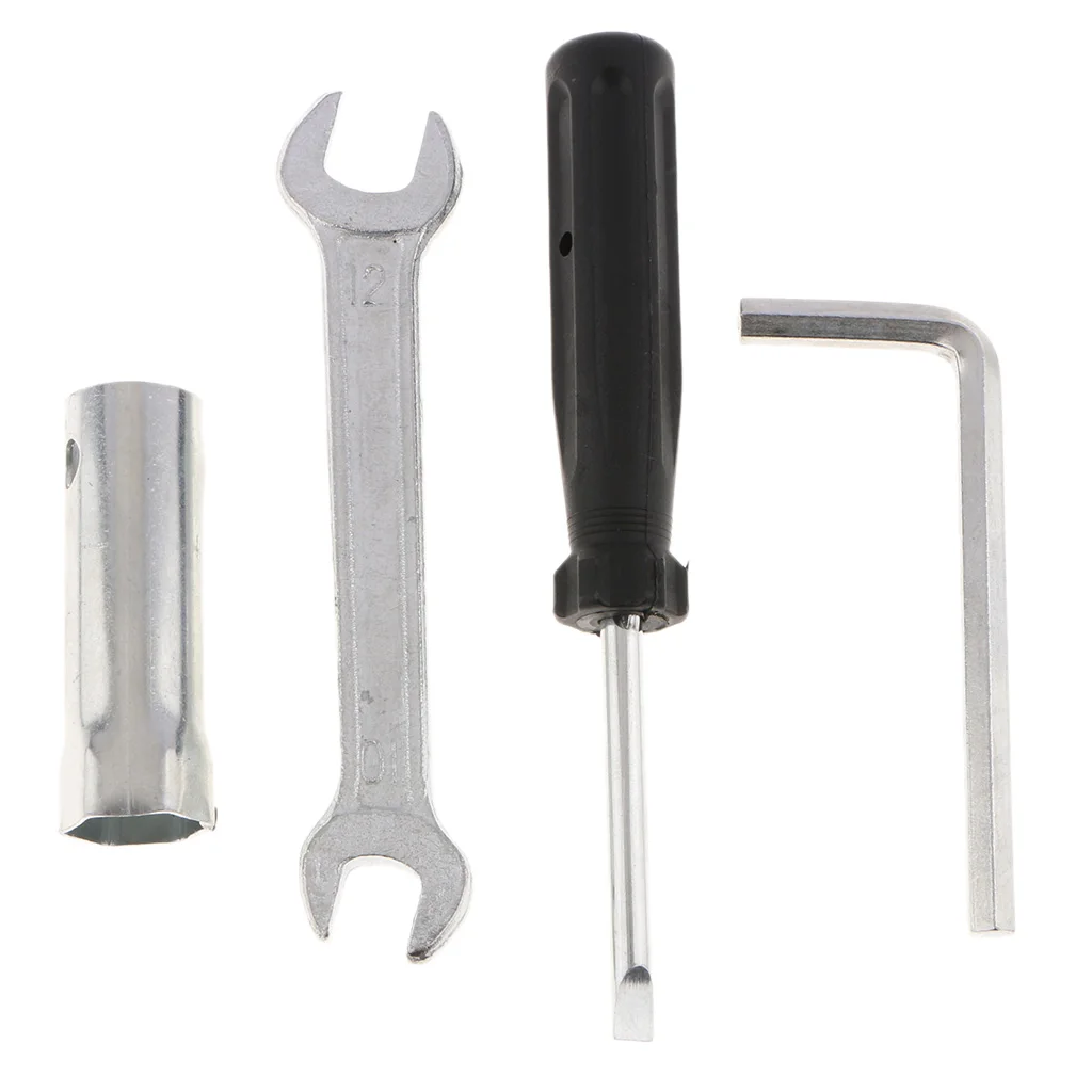 Набор инструментов для ремонта автомобиля, 4 шт., гаечный ключ, метрический шестигранный ключ, набор ключей