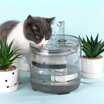 

Automatic Cat Fountain Pet Drinking Water Dispenser Electric LED Dog Drinking Fountain Cat Feeder Drink Filter USB Powered