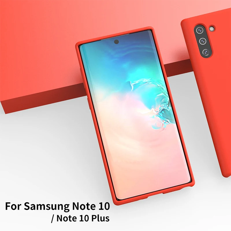 Мягкая ТПУ задняя крышка для samsung note 10/10pro конфетный силиконовый матовый чехол