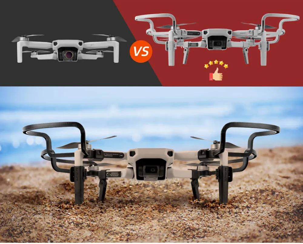 Быстроразъемное кольцо шасси расширение ноги защита пропеллера для DJI Mavic мини анти-ударный пропеллер щит