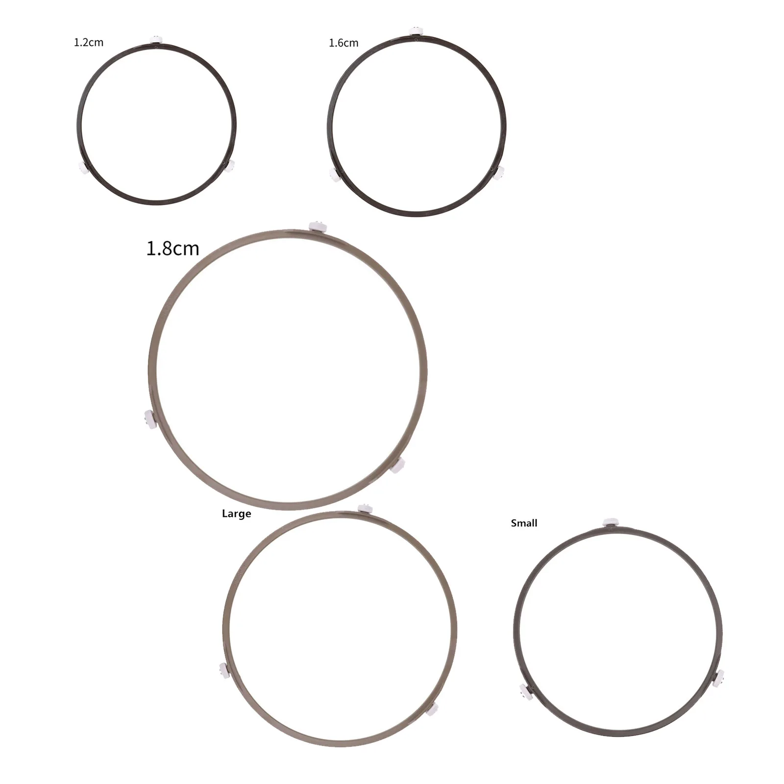 Microwave Turntable Ring Microwave Glass Turntable Plate Roller Bracket Base Wheels Tray Rotating Ring Support Roller