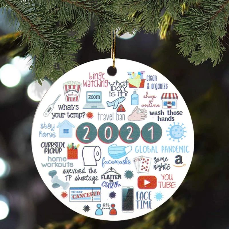 Orgaize Christmas 2022 Remembering 2021 Ornament Year Of Quarantine Ornament 2022 Christmas  Ornament Gifts For The New Year Natale Xmas Christmas|Pendant & Drop  Ornaments| - Aliexpress