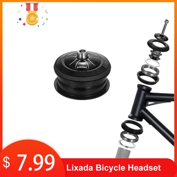 

Lixada Head Part CNC Threadless Tapered Bike Spacer Ring Cover Steering Bicycle Headset Sealed Cartridge Steering Column Bearing
