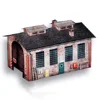 1:87 HO Scale Handmade Warehouse House Paper Model Sand Table Warehouse Model  Ho Scale Model Accessories 1