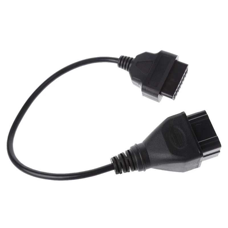 Автомобильный комплект 12 Pin до 16 Pin OBD2 автомобильный диагностический соединительный кабель с адаптером разъем для Renault автомобильные кабели для электроники автомобильные аксессуары