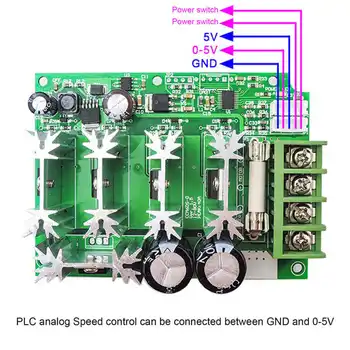

PWM Control Module Speed Controller Module Digital Display DC Motor High Power Regulator DC12-80V 30A