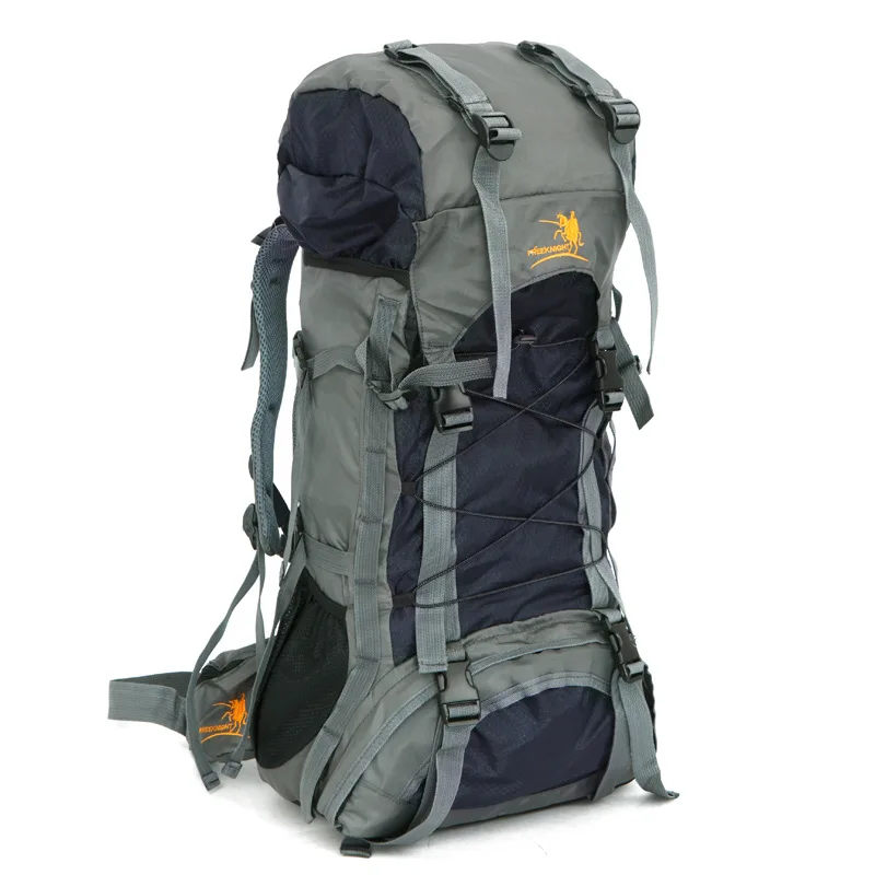 60L водонепроницаемый походный рюкзак, походный рюкзак, походный рюкзак для альпинизма, велосипедный рюкзак для путешествий, походный рюкзак - Color: Black Color