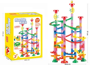 

Early Childhood Toys Orbit Ball Building Block 3d Three-dimensional Maze The Conduit Diy Assembling Building Block 105pcs