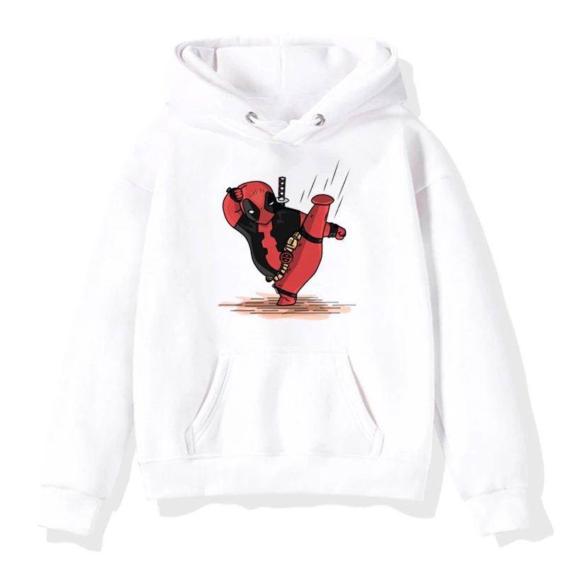 Deadpool/Детские толстовки с капюшоном для мальчиков и девочек; Верхняя одежда; принт супергероев; толстовка с капюшоном для малышей; одежда для маленьких девочек; Верхняя одежда для мальчиков; Moletom - Цвет: Hoodies 2