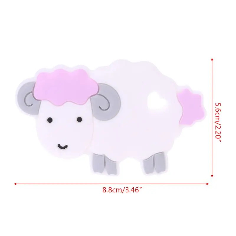 Maternal and Child Supplies New Baby Teether Chew Children Care Appease Molars Infant Little Sheep Shape Silicone Tooth Gel Toys