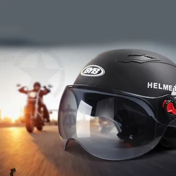 

Quality Bicycle Motorcycle Helmet Scooter Bike Open Face Half Baseball Cap Anti-UV Safety Hard Hat Motocross Helmet JC