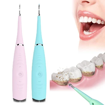 

Tooth Calculus Remover Tooth Stains Tartar Tool Dentist Whiten Teeth Whitening Teeth Clearer Electric Sonic Dental Scaler