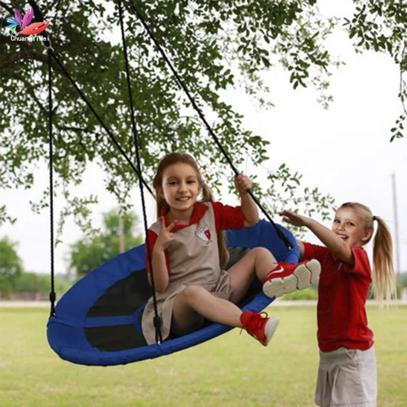Children Swing Disc Toy Seat Kids Swing Round Rope Swings Outdoor