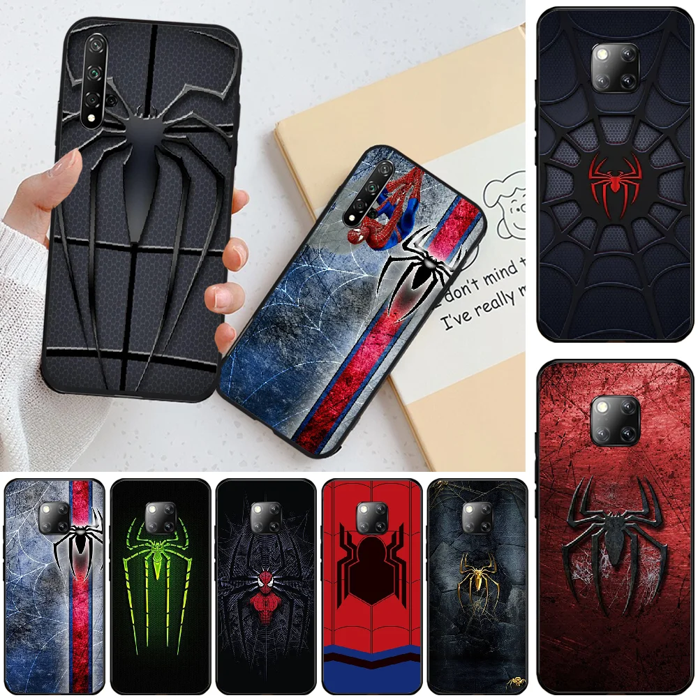 Viviana Cute animal spider Soft black Phone Case For Huawei Honor 8 8X 9 9LITE 10 View9 10lite 20lite 20 | Мобильные телефоны и