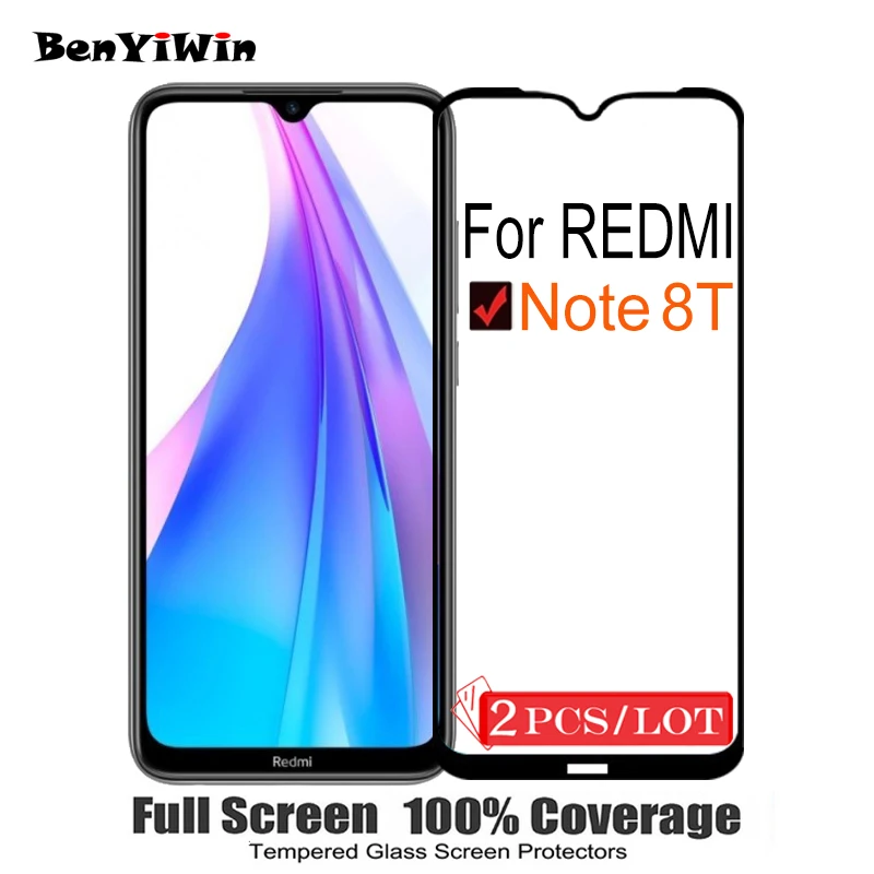 Защитное стекло закаленное для Xiaomi Redmi Note 8T 2 шт. | Мобильные телефоны и аксессуары