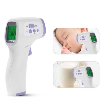 

Non-Contact Digital Infrared Thermometer Forehead Pyrometer for Baby Adult Handheld Infrared Body Thermometer with LCD