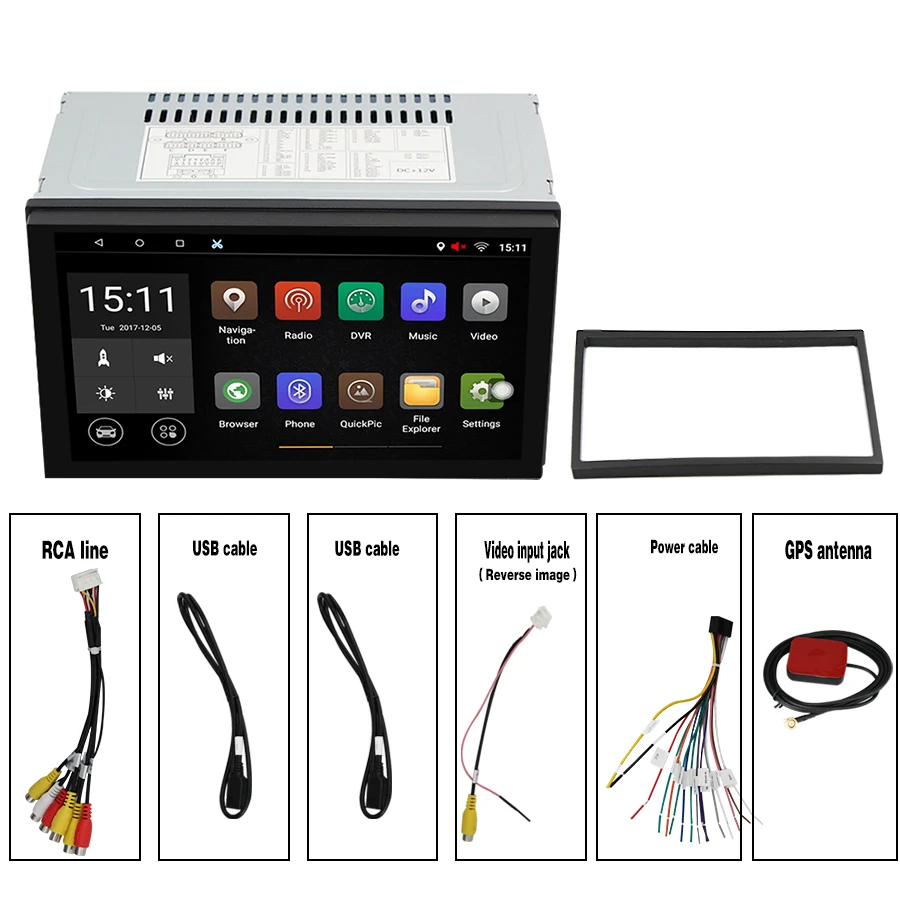 Автомобильный мультимедийный плеер TOPSOURCE Android 2 Din GPS 9 дюймов Wifi автомобильное