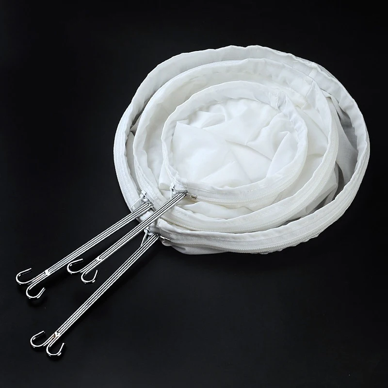 Tea Coffee Filter Cheese Mesh Cloth Reusable Nut Almond Milk Strainer Bag S/ M/L