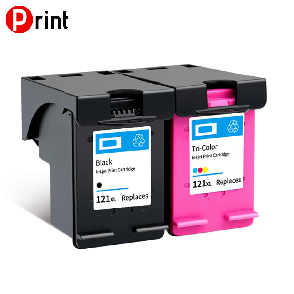 Сменный чернильный картридж 121XL для HP 121 картриджи принтера Deskjet D2563 F2423 F2483 F2493 F4213