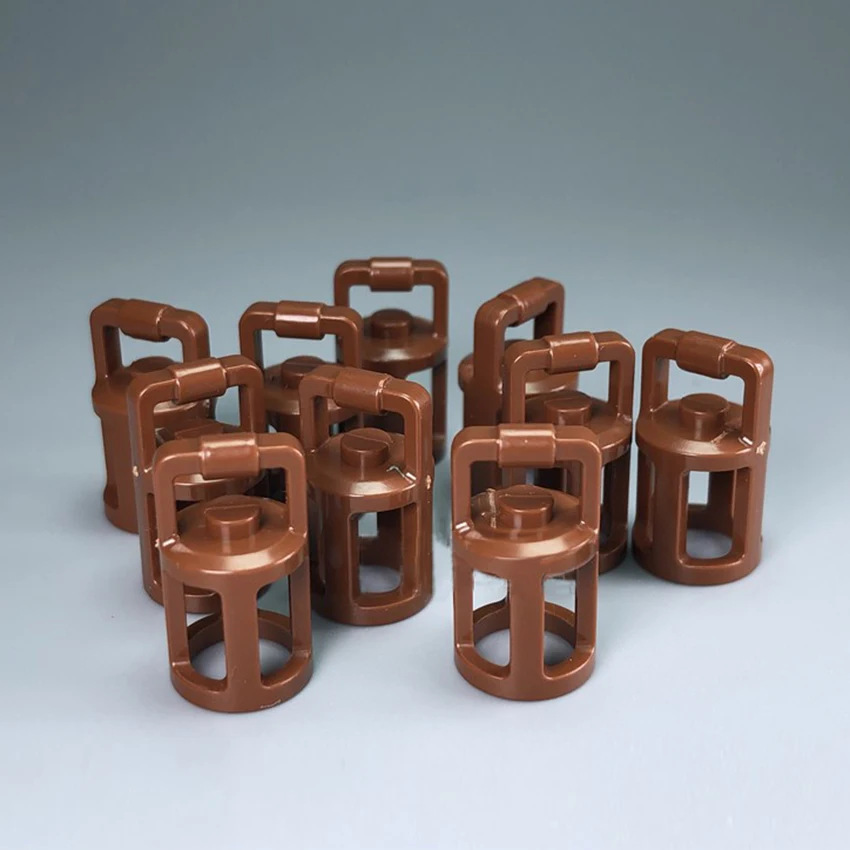 10Pcsset Legolings City Figure Accessories Building Blocks Portable Lights,Searchlights,Lanterns MOC Scene Bricks DIY Kids Toys (8)