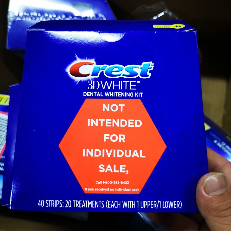 Genuine 3D White Strips Luxe Professional Effects Oral Hygiene Care Tooth Whiter Bleaching Teeth Whitening Strips