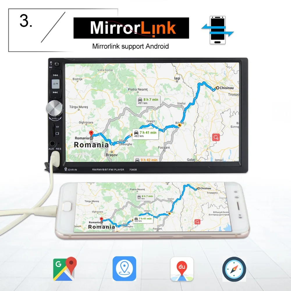 Авторадио 2 din Автомобильный мультимедийный видео плеер " Авто Стерео Bluetooth MP5 2Din сенсорный экран цифровой дисплей USB SD FM
