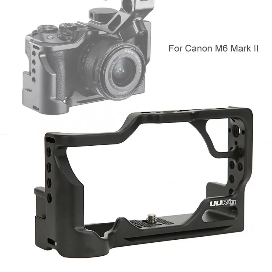 Ulanzi Uurig C M6 Markii Aluminium Alloy Camera Cage Vertical Shooting Extension Frame For Canon M6 Mark Ii Camera Camera Rig Camera Cage Aliexpress