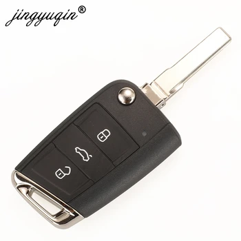 Keyforkess originale 5C 5C Chip Flip Remote Keyless vai per VW whoron T-ROC Tiguan chiave dell'automobile Fob 5G6 959 752 BL parte originale - Jingyuqin originale 5C 5C Chip Flip Remote Keyless vai per VW whoron T ROC Tiguan