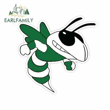 

EARLFAMILY 13cm x 13cm for GREEN HORNET MASCOT Graphics Car Funny Stickers Vinyl Decals Occlusion Scratch Car Door Protector