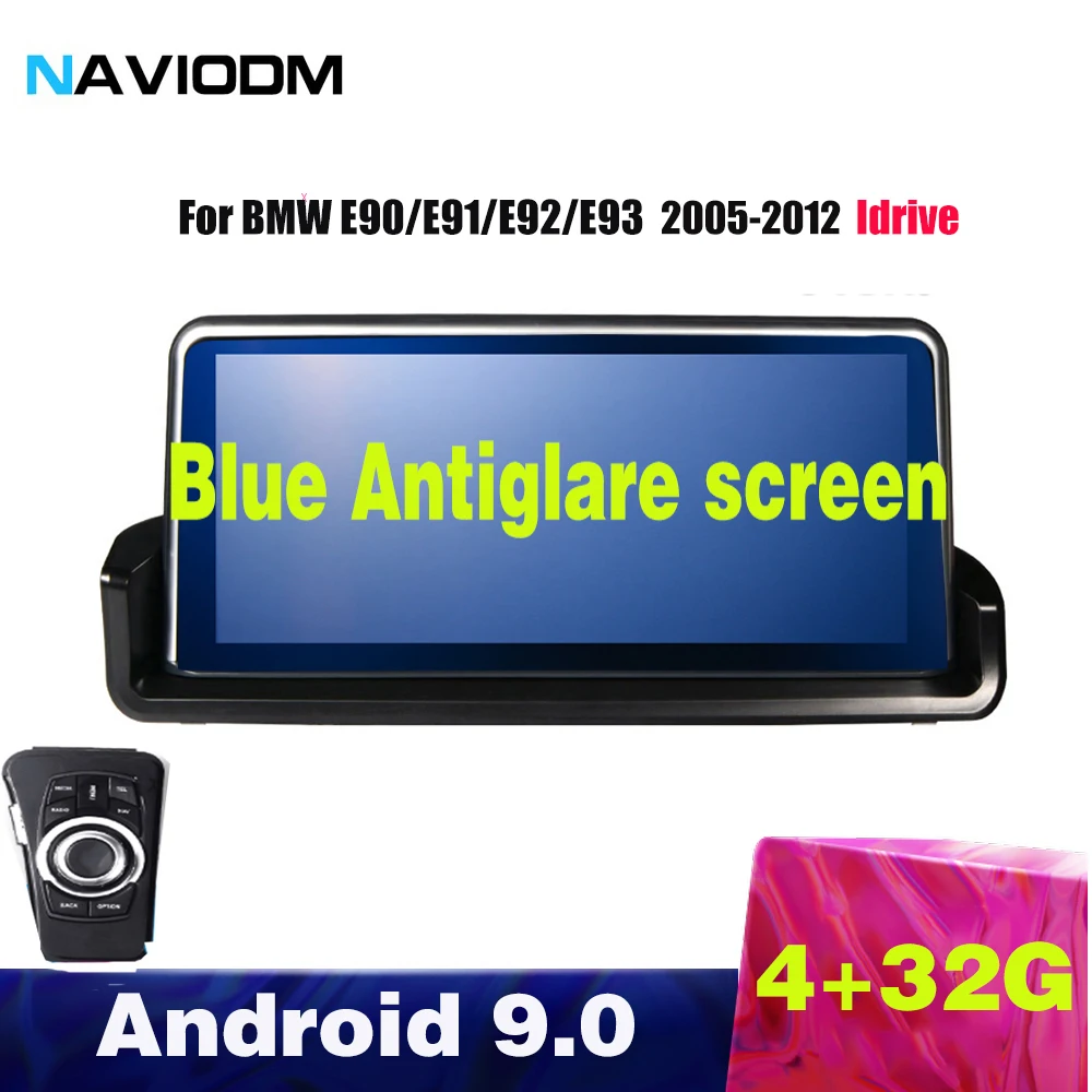 Clearance Android 9.0 4+32G 6 core car dvd car multimedia player for BMW E90/E91/E92/E93 2005-2012 with iDrive radio audio GPS navigation 0