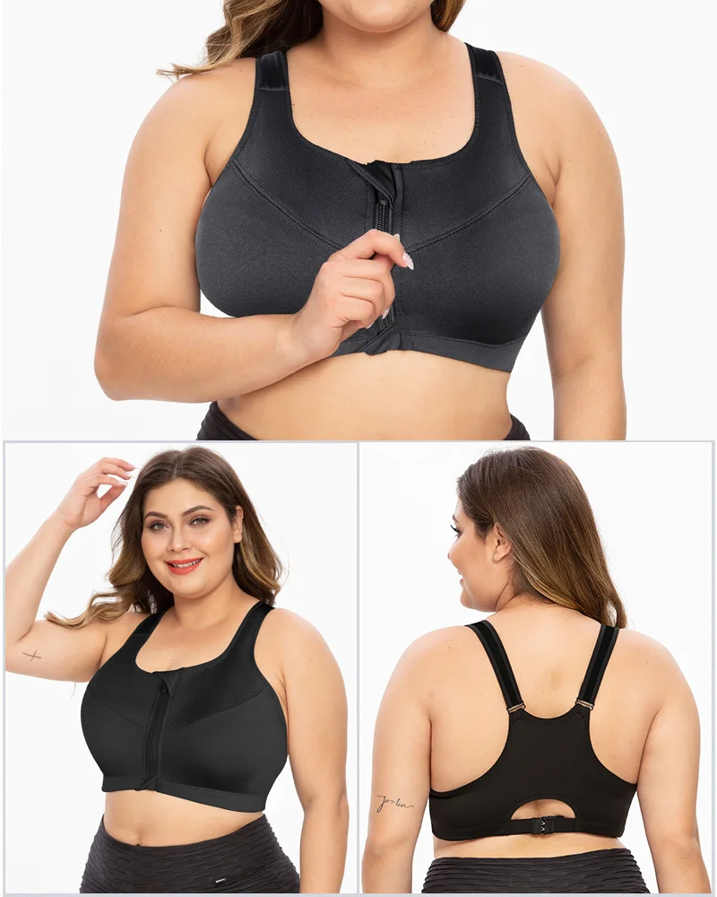 SEXYWG M-6XL Women Yoga Bra Sport Top Mesh Breathable Push Up Bras Running Fitness Athletic Vest Wireless BH Brassiere Plus Size (81)