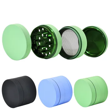 

4 Layers Aluminum alloy Tobacco Grinder Weed Grinder Dry Herb Crusher Smoke Accessories Hemp Pepper Pot Spice Mill Grinder