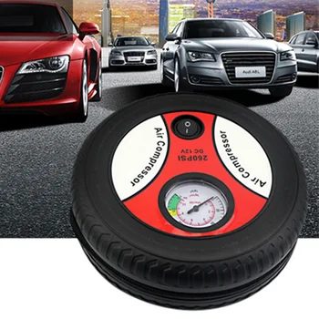 

Car Air pump Portable Electric Mini Tire Inflator Air Compressor Car Auto Pump