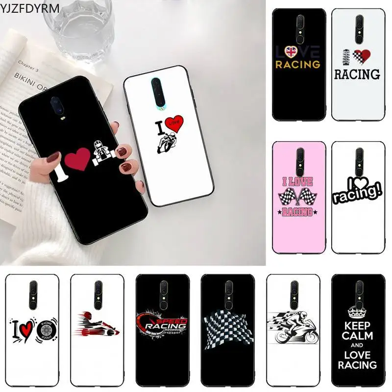 Чехол для телефона I love racing чехол Oppo A5 A9 2020 A5S Reno2 z Renoace 3pro Realme5Pro|Бамперы| |