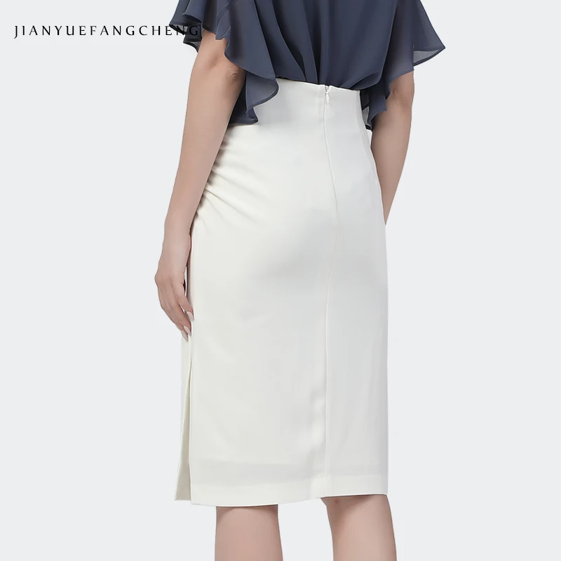 【関税&送料込】Off White Skirt Firenze Luiza Midi Skirt (Exchange Only) - Off White