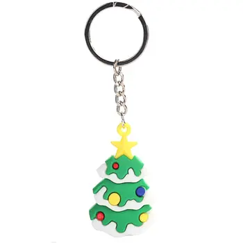 

Mini Christmas Tree Design Handbag Keychain Key Ring Decorative Car Key Chain Trinket Souvenir Christmas Gift Key Pendant