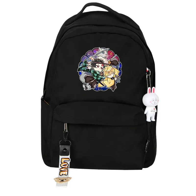 stylish backpacks for teenage girl Demon Slayer: Kimetsu no Yaiba Women Backpack Mochila Feminina Waterproof Travel Bagpack Pink Bookbag Girls School Bags Rugzak trendy laptop backpacks