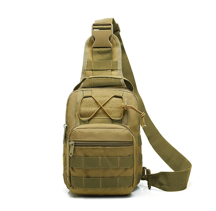Открытый мужской армейский нагрудный мешок слинг плеча Спортивная Сумка тактический рюкзак сумки через плечо для альпинизма туризма