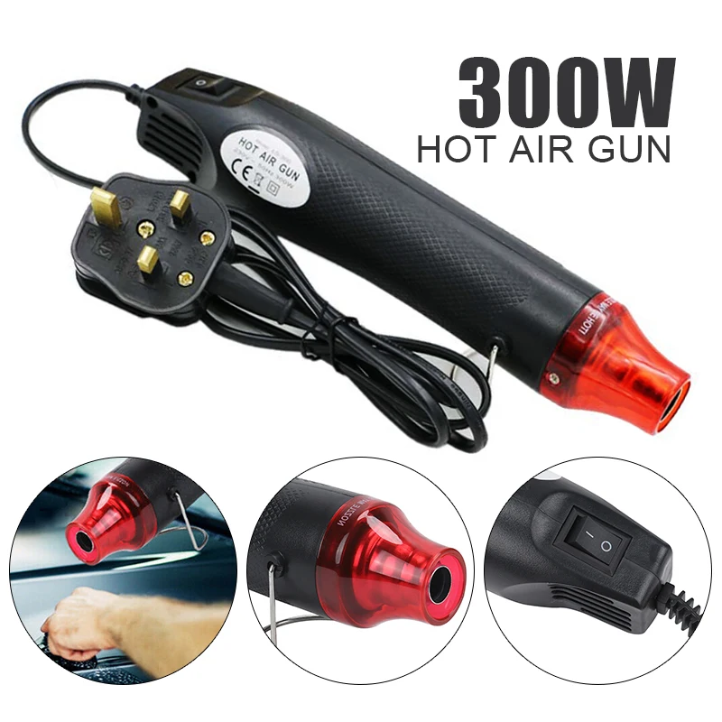 

230V 300W Multi-Purpose Air Mini Heat Tool Hand Hold Embossing Heats Gun for Heating Relief Powder Shrinkable Sheet Power Tools