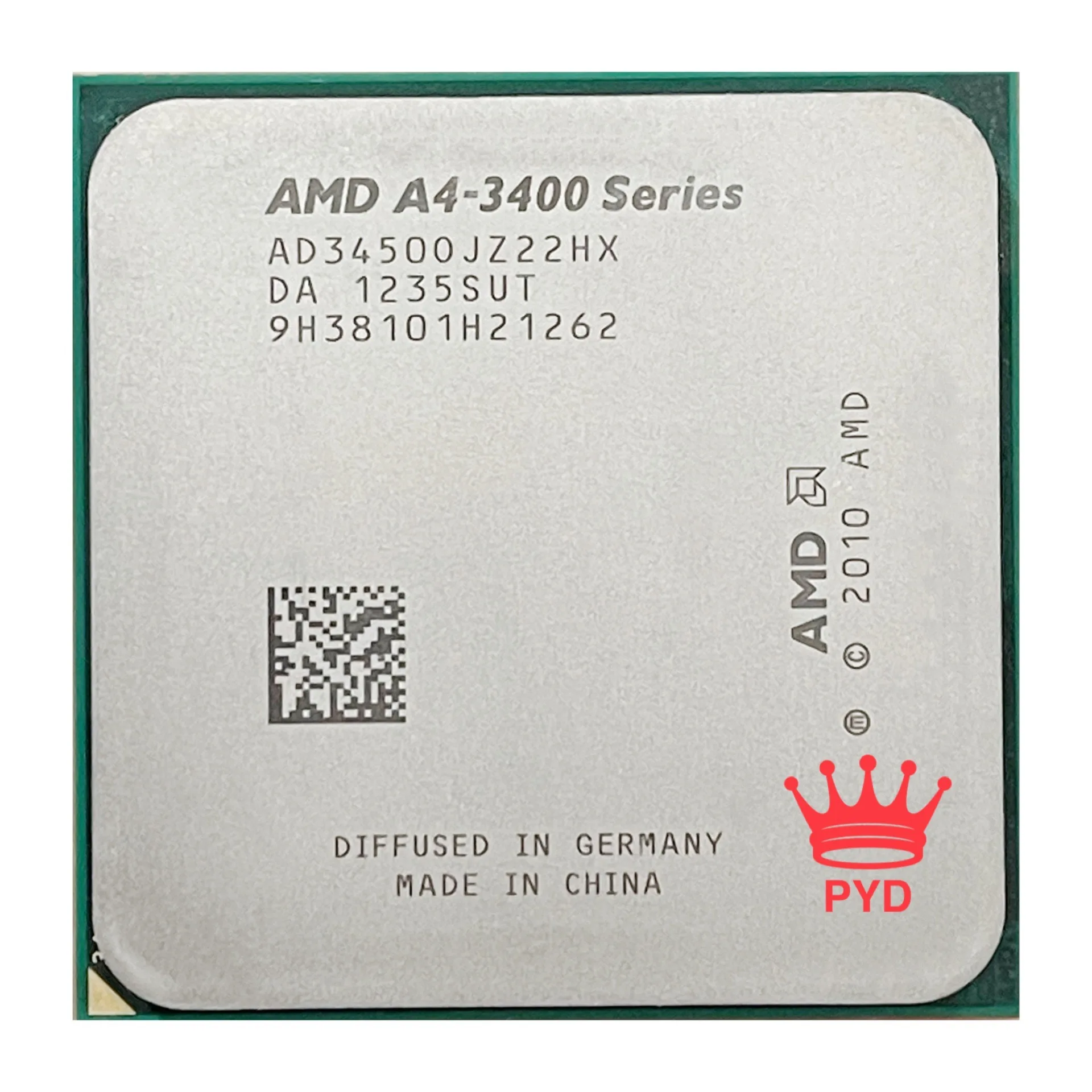 AMD A4 3300 1MB 65W CPU Processor FM1 Scrattered Pieces A4-3300 APU ...