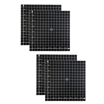 

2Pcs 3D Printer Heat Hot Bed Sticker Coordinate Printed Hot Bed Surface Sticker Part for 3D Printer Accessories